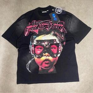 Hellstar black and pink t-shirt